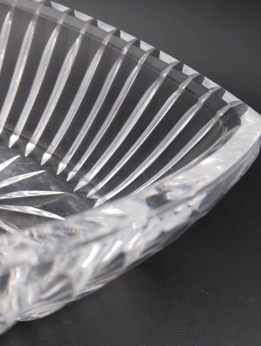 Vintage Waterford Crystal Heart Trinket Dish/Bowl/Dish